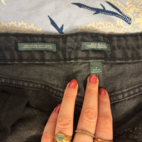 Super High Rise Ripped Cut-Off Shorts - Picture 4 of 4